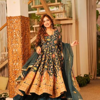 Devina Heavy Embroidered Anarkali Suit Set