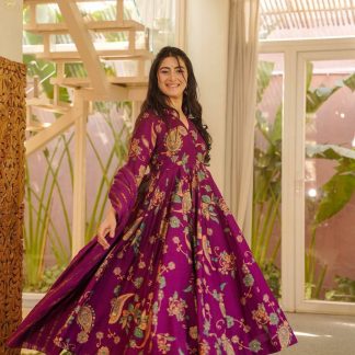 Rudraja Cotton Anarkali Suit Set